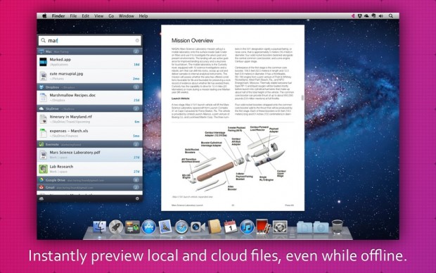 Found-Voransicht von Dokumenten  (Bild: Found)